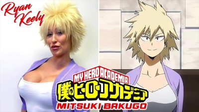 Gái 2 con hóa trang thành Mitsuki Bakugo gợi tình thủ dâm nước lồn bắn tung tóe